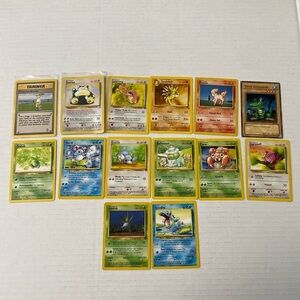 Pokémon LOT Snorlax Trainer Pokémon Breeder 14 cards in total